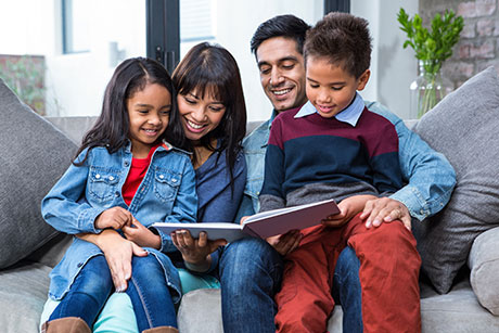 Family reading